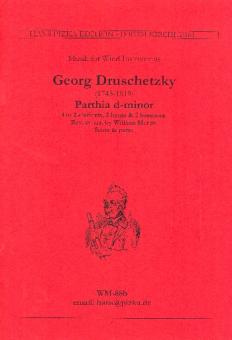 Druschetzky, Georg: Parthia d-Moll für 2 Klarinetten, 2 Hörner und 2 Fagotte, Partitur und Stimmen 