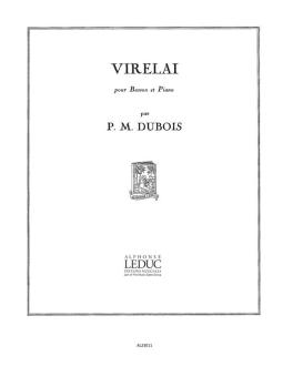 Dubois, Pierre Max: Virelai pour basson et piano  
