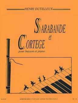 Dutilleux, Henri: Sarabande et cortege pour basson et piano 