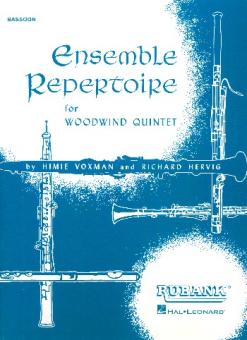 Ensemble Repertoire for woodwind quintet, Bassoon 