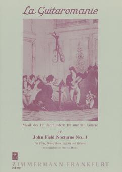 Field, John: Nocturne Nr.1 für Flöte, Oboe, Horn (Fagott) und Gitarre, Partitur und 5 Stimmen 