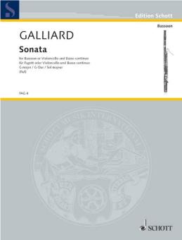 Galliard, Johann Ernst: Sonate G-Dur für Fagott und Klavier 