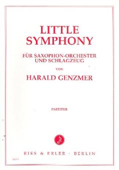 Genzmer, Harald: LITTLE SYMPHONY FUER SAXOPHON- ORCHESTER UND SCHLAGZEUG, PARTITUR, (1994) 