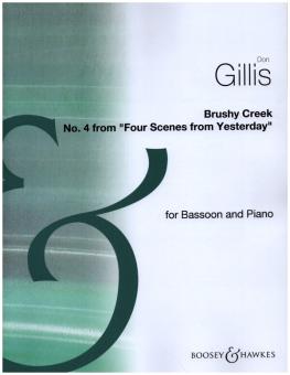Gillis, Don: Brushy Creek for bassoon and piano 
