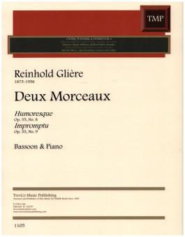 Glière, Reinhold: Deux Morceaux for bassoon and piano 