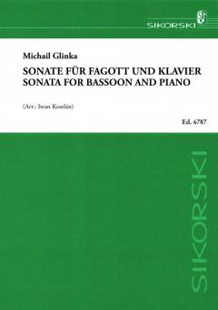 Glinka, Michael Iwanowitsch: Sonate  für Fagott und Klavier 