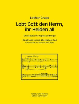Graap, Lothar: Lobt Gott den Herrn ihr Heiden all für Fagott und Orgel 
