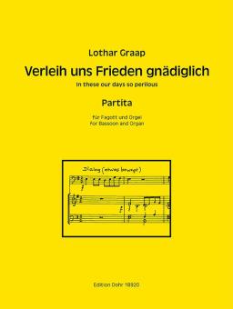 Graap, Lothar: Verleih uns Frieden gnädiglich für Fagott und Orgel 