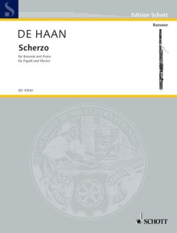 Haan, Stefan de: Scherzo for bassoon and piano 