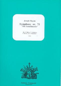 Haydn, Franz Joseph: Symphony no.75 for 2 flutes, 2 clarinets, 2 horns and 2 bassoons, score and parts 
