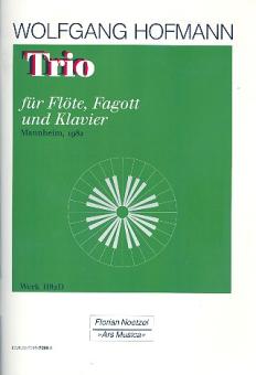 Hofmann, Wolfgang: Trio H82D für Flöte, Fagott und Klavier Stimmen 