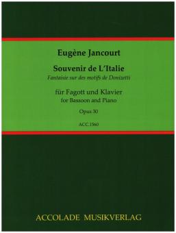 Jancourt, Louis-Marie-Eugène: Souvenir de L'Italie op.30 für Fagott und Klavier 