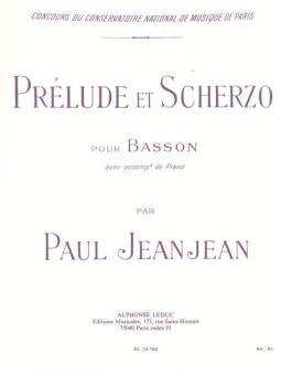 Jeanjean, Paul: Prélude et Scherzo pour basson et piano 