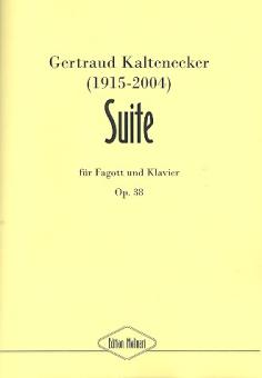 Kaltenecker, Gertraud: Suite op.38 für Fagott und Klavier  