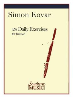 Kovar, Simon: 24 Daily Exercises for bassoon 