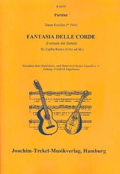 Kreidler, Dieter: Fantasia delle Corde für Zupforchester (Flöte ad lib.), Partitur 