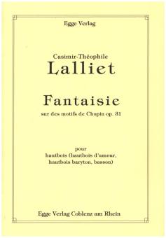 Lalliet, C. Théophile: Fantaisie sur des Motifs de Chopin op.31 pour basson et piano 