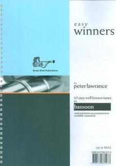 Lawrance, Peter: Easy Winners for bassoon, Buch 