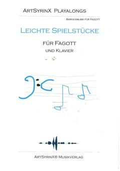 Leichte Spielstücke (+CD) für Fagott und Klavier, Fagottstimme mit Playalong CD 