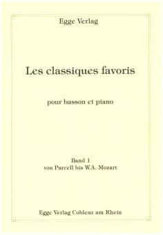 Les classiques favoris Band 1 - von Purcell bis Mozart pour basson et piano 