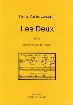 Lonquich, Heinz Martin: Les deux pour trompette en do et basson, partition 