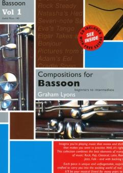 Lyons, Graham: Compositions for bassoon vol.1 (+CD) beginner to intermediate 