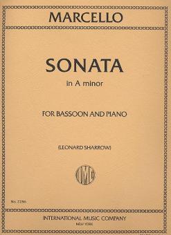 Marcello, Alessandro: Sonata a minor for bassoon and piano 