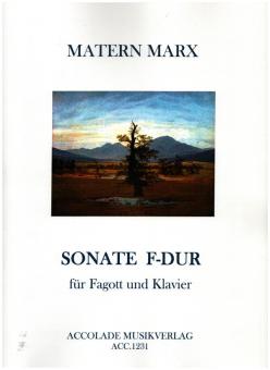 Marx, Matern Joseph: Sonate F-Dur für Fagott und Klavier  