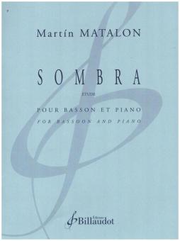 Matalon, Martín: Sombra pour basson et trombone, partition 