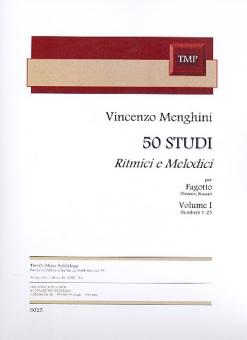 Menghini, Vincenzo: 50 Studies vol.1 for bassoon 