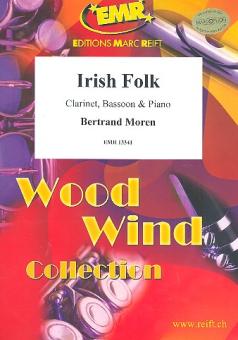 Moren, Bertrand: Irish Folk for clarinet, bassoon and piano score and parts 