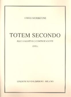 Morricone, Ennio: Totem secondo für 5 Fagotte und 2 Kontrafagotte, Partitur 