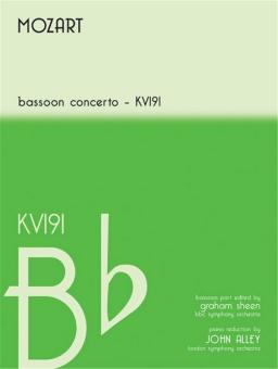 Mozart, Wolfgang Amadeus: Concerto KV191 for bassoon and piano 