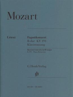 Mozart, Wolfgang Amadeus: Konzert B-Dur KV191 für Fagott und Orchester für Fagott und Klavier 
