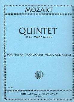 Mozart, Wolfgang Amadeus: QUINTET IN E FLAT MAJOR FOR PIANO OBOE, CLARINET, HORN AND BASSOON, PHILIPP, ISIDOR, ED. 