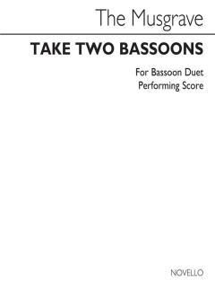 Musgrave, Thea: Take two Bassoons for 2 bassoons, 2 scores,  archive copy 