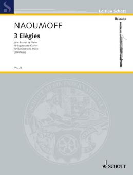 Naoumoff, Emile: 3 Elégies für Fagott und Klavier 