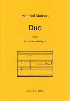 Niehaus, Manfred: Duo für Violine und Fagott 