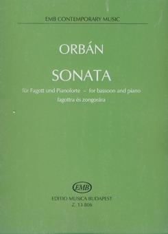 Orbán, György: Sonata for bassoon and piano  