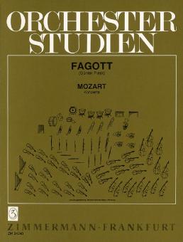 Orchesterstudien für Fagott Konzerte 