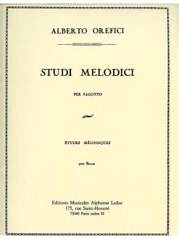 Orefici, Alberto: Studi melodici per fagotto  