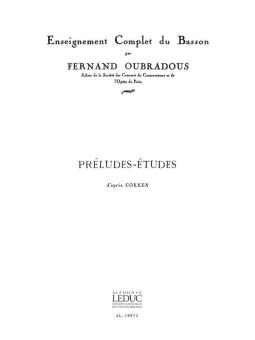 Oubradous, Fernand: Préludes-études pour basson  