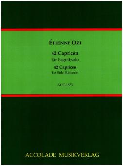 Ozi, Etienne: 42 Capricen für Fagott 