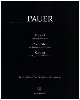 Pauer, Jiri: Konzert für Fagott und Orchester, Klavierauszug, Stimme 