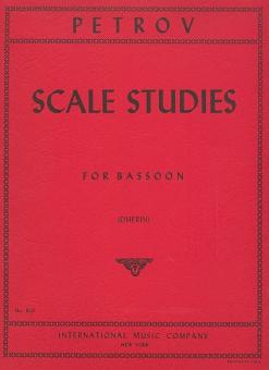 Petrov, Valery: Scale Studies for bassoon 