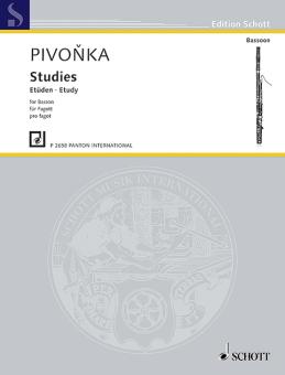 Pivonka, Karel: Etüden für Fagott 