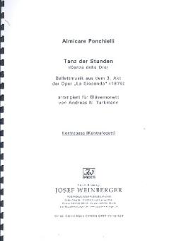 Ponchielli, Amilcare: Tanz der Stunden für Flöte, 2 Oboen, 2 Klarinetten, 2 Hörner, 2 Fagotte (Kontrabaß ad lib), Stimmen 