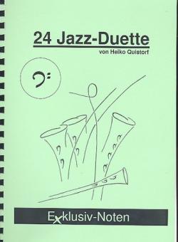 Quistorf, Heiko: 24 Jazz-Duette in C Bassschlüssel Spielpartitur, (Posaune/Fagott/Violoncello) 