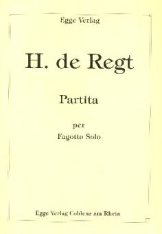Regt, Hendrik de: Partita für Fagott 