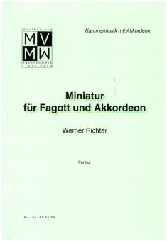Richter, Werner: Miniatur für Fagott & Akkordeon  